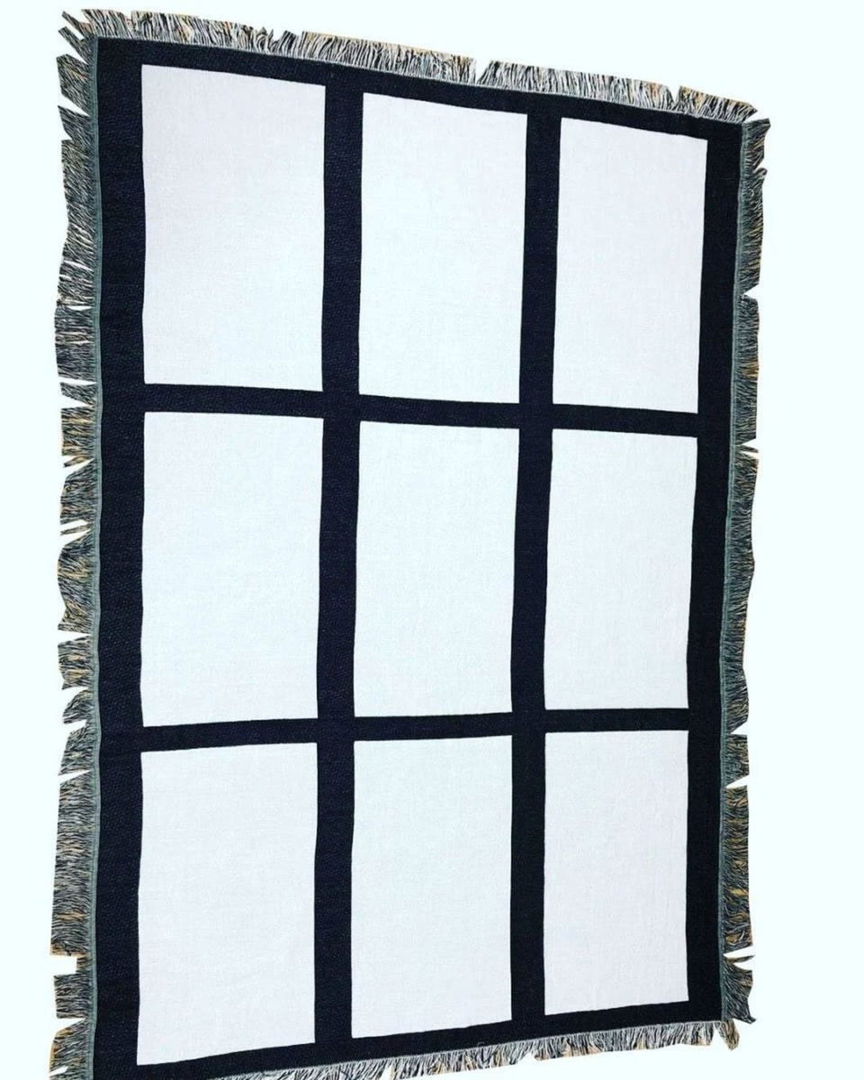 9 Panel Blanket 4' x 5' Plush Blanket - My Sublimation Blanks & More